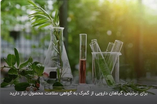تحویل محموله گیاهان دارویی به گمرک برای صادرات 