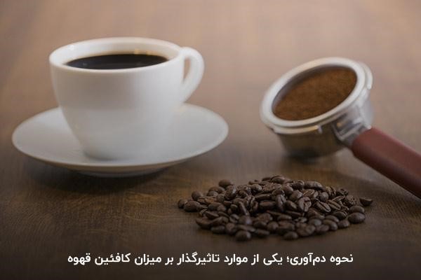 نحوه دم کردن قهوه؛ یکی از عوامل تاثیرگذار بر میزان کافئین